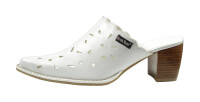 Kevin Stahl Damen Western Clog Weiß 40 EU