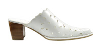Kevin Stahl Damen Western Clog Weiß 40 EU
