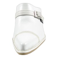 Kevin Stahl Damen Western Clog Weiß 39 EU