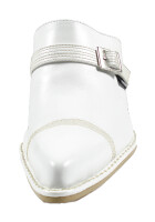 Kevin Stahl Damen Western Clog Weiß 41 EU
