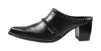 Kevin Stahl Damen Western Clog Schwarz 40 EU