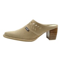 Kevin Stahl Damen Schuhe Western Cowboy Clog Beige Größe 37 EU