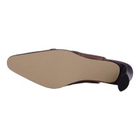 Joanna Ferra Damen Schuhe Trachten Dirndl Slingpumps Braun Größe 41 EU