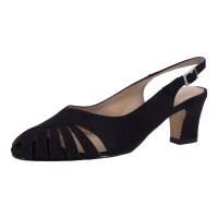 Joanna Ferra Damen Schuhe Trachten Dirndl Sandalette Schwarz Größe 38 EU