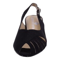 Joanna Ferra Damen Schuhe Trachten Dirndl Sandalette Schwarz Größe 41 EU