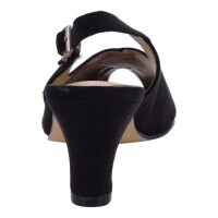 Joanna Ferra Damen Schuhe Trachten Dirndl Sandalette Schwarz Größe 41 EU
