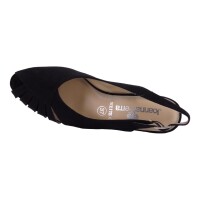 Joanna Ferra Damen Schuhe Trachten Dirndl Sandalette Schwarz Größe 41 EU