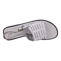 Andrea Doria Damen Schuhe Trachten Dirndl Sandale Weiß Größe 38 EU