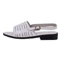 Andrea Doria Damen Schuhe Trachten Dirndl Sandale Weiß Größe 42 EU
