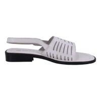 Andrea Doria Damen Schuhe Trachten Dirndl Sandale Weiß Größe 42 EU