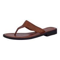 Andrea Doria Damen Schuhe Trachten Dirndl Zehentrenner Braun Größe 40 EU