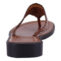 Andrea Doria Damen Schuhe Trachten Dirndl Zehentrenner Braun Größe 42 EU