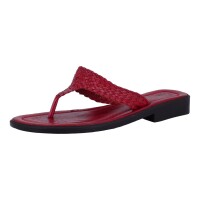 Andrea Doria Damen Schuhe Trachten Dirndl Zehentrenner Rot Größe 39 EU