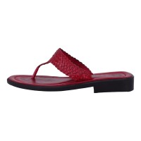 Andrea Doria Damen Schuhe Trachten Dirndl Zehentrenner Rot Größe 39 EU