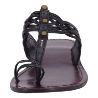 Andrea Doria Damen Schuhe Trachten Dirndl Zehentrenner Schwarz Größe 37 EU