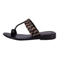 Andrea Doria Damen Schuhe Trachten Dirndl Zehentrenner Schwarz Größe 37 EU