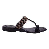 Andrea Doria Damen Schuhe Trachten Dirndl Zehentrenner Schwarz Größe 37 EU