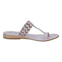 Andrea Doria Damen Schuhe Trachten Dirndl Zehentrenner Weiß Größe 39 EU