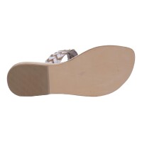 Andrea Doria Damen Schuhe Trachten Dirndl Zehentrenner Weiß Größe 40 EU