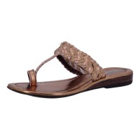 Andrea Doria Damen Schuhe Trachten Dirndl Zehentrenner Braun Größe 37 EU