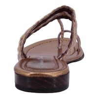 Andrea Doria Damen Schuhe Trachten Dirndl Zehentrenner Braun Größe 37 EU