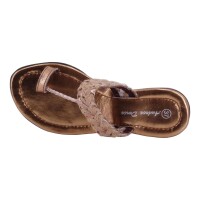 Andrea Doria Damen Schuhe Trachten Dirndl Zehentrenner Braun Größe 37 EU