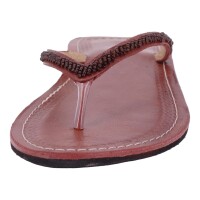 Andrea Doria Damen Schuhe Trachten Dirndl Zehentrenner Braun Größe 40 EU
