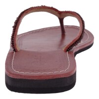 Andrea Doria Damen Schuhe Trachten Dirndl Zehentrenner Braun Größe 40 EU