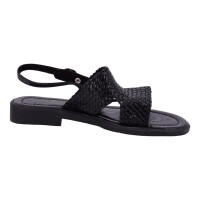 Andrea Doria Damen Schuhe Trachten Dirndl Sandale Schwarz Größe 39 EU