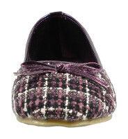 Lemotion Damen Ballerina Violett 38 EU