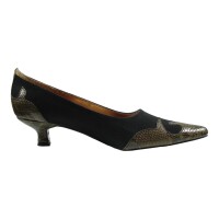 Ornela Brenti Damen Schuhe Western Cowboy Pumps Schwarz Größe 37 EU