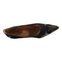 Ornela Brenti Damen Schuhe Western Cowboy Pumps Schwarz Größe 40 EU