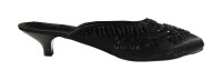 Ornela Brenti Damen Pantolette Schwarz 40 EU