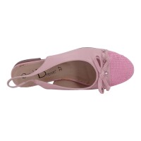Ornela Brenti Damen Schuhe Trachten Dirndl Sandalette Pink Größe 41 EU