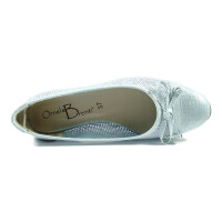 Ornela Brenti Damen Ballerina Blau 36 EU