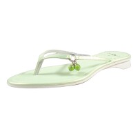 Ornela Brenti Damen Schuhe Trachten Dirndl Zehentrenner Grün Größe 37 EU