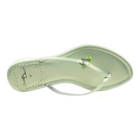 Ornela Brenti Damen Schuhe Trachten Dirndl Zehentrenner Grün Größe 37 EU