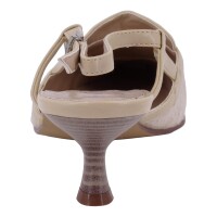 Ornela Brenti Damen Schuhe Trachten Dirndl Sandalette Beige Größe 40 EU
