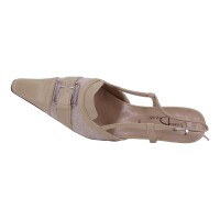 Ornela Brenti Damen Schuhe Trachten Dirndl Sandalette Beige Größe 40 EU