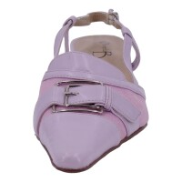 Ornela Brenti Damen Schuhe Trachten Dirndl Sandalette Violett Größe 39 EU