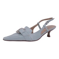 Ornela Brenti Damen Schuhe Trachten Dirndl Sandalette Blau Größe 38 EU