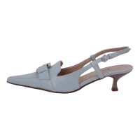Ornela Brenti Damen Schuhe Trachten Dirndl Sandalette Blau Größe 38 EU