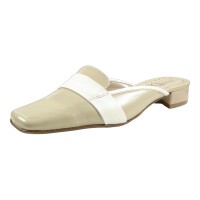 Ornela Brenti Damen Schuhe Trachten Dirndl Pantolette Beige Größe 36 EU