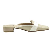 Ornela Brenti Damen Schuhe Trachten Dirndl Pantolette Beige Größe 36 EU
