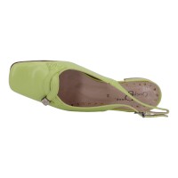 Ornela Brenti Damen Schuhe Trachten Dirndl Sandalette Grün Größe 40 EU