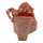 Ornela Brenti Damen Schuhe Trachten Dirndl Sandalette Orange Größe 36 EU