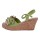 Ornela Brenti Damen Schuhe Trachten Dirndl Sandalette Grün Größe 37 EU