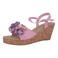 Ornela Brenti Damen Schuhe Trachten Dirndl Sandalette Pink Größe 38 EU