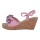 Ornela Brenti Damen Schuhe Trachten Dirndl Sandalette Pink Größe 38 EU