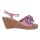 Ornela Brenti Damen Schuhe Trachten Dirndl Sandalette Pink Größe 38 EU